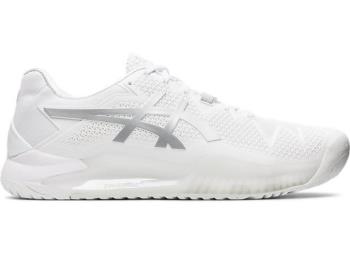 Asics Herr Tennisskor GEL-Resolution 8 Vita/Silver